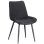 Καρέκλα Alesia 11.1601 52x59x88cm Μεταλλική Με Ύφασμα Black Zita Plus