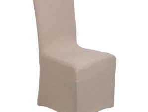 Ελαστικό Κάλυμμα Καρέκλας Με Πλάτη Viopros Elegant Μπεζ