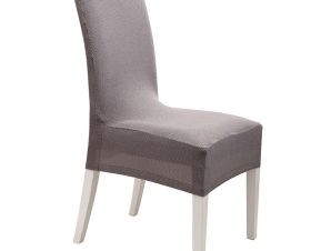 Ελαστικό Κάλυμμα Καρέκλας Κοντό Viopros Elegant Γκρι