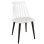 Καρέκλα Lavida ΕΜ139,21 43x48x77cm White-Black