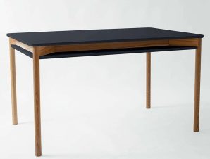 Τραπέζι Επεκτεινόμενο Με Ραφάκι Zeen ZEENEXTBE3 140x90x75/200x90x75cm Graphite