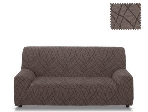 Ελαστικά καλύμματα καναπέ Karen-Τετραθέσιος-Γκρι -10+ Χρώματα Διαθέσιμα-Καλύμματα Σαλονιού