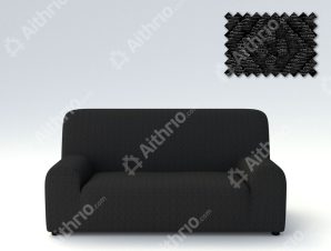 Ελαστικά Καλύμματα Καναπέ Miro-Πολυθρόνα-Μαύρο -10+ Χρώματα Διαθέσιμα-Καλύμματα Σαλονιού