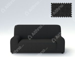 Ελαστικά καλύμματα καναπέ Peru-Τετραθέσιος-Μαύρο -10+ Χρώματα Διαθέσιμα-Καλύμματα Σαλονιού