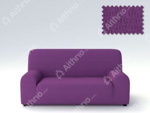 Ελαστικά καλύμματα καναπέ Peru-Τετραθέσιος-Μωβ -10+ Χρώματα Διαθέσιμα-Καλύμματα Σαλονιού