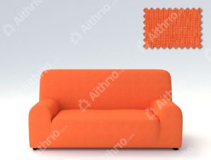 Ελαστικά καλύμματα καναπέ Peru-Τετραθέσιος-Πορτοκαλί -10+ Χρώματα Διαθέσιμα-Καλύμματα Σαλονιού