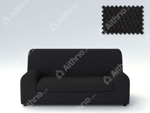 Ελαστικά καλύμματα καναπέ Ξεχωριστό Μαξιλάρι Bielastic Viena-Διθέσιος-Μαύρο -10+ Χρώματα Διαθέσιμα-Καλύμματα Σαλονιού