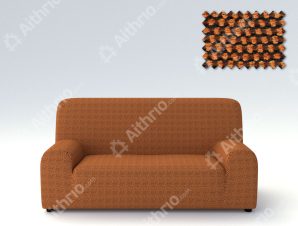 Ελαστικά Καλύμματα Προσαρμογής Σχήματος Καναπέ Viena – C/7 Πορτοκαλί – Πολυθρόνα -10+ Χρώματα Διαθέσιμα-Καλύμματα Σαλονιού